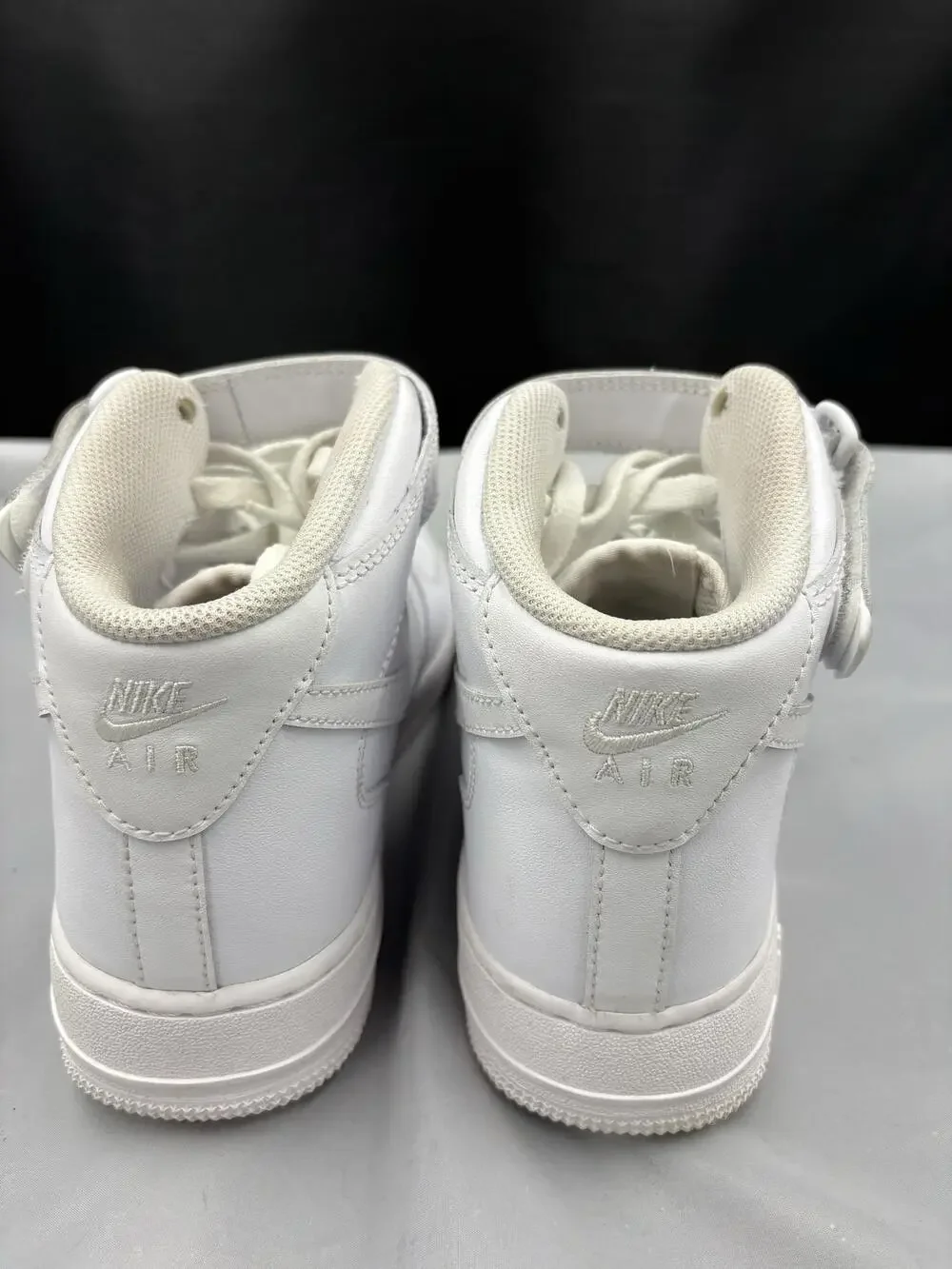 Nike Air Force 1 Mid Shoes Mens Size 8.5 White Triple White Leather CW2289-111